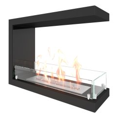 Биокамин торцевой SteelHeat Leader 600