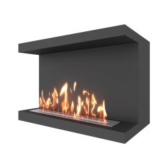 Биокамин фронтальный SteelHeat LONG 900