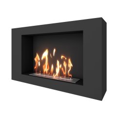 Биокамин SteelHeat WALL LONG 900 черный