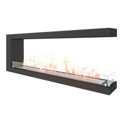 Биокамин торцевой SteelHeat LONG 1300