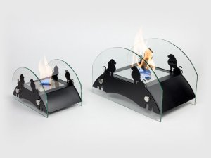 Биокамин Lux Fire Царский мост S черный