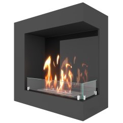 Биокамин угловой SteelHeat GRAND 600 правый