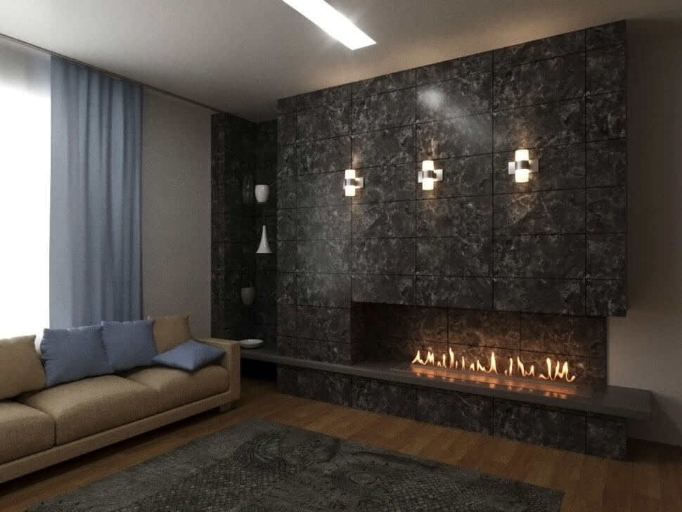 Автоматический биокамин Lux Fire Smart Flame 1500 RC