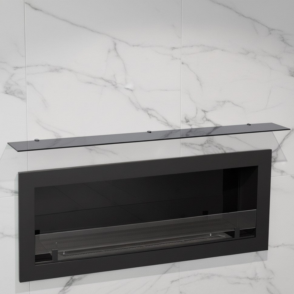 Стеклянная полка для биокамина Gray 1700