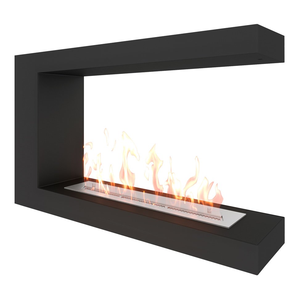 Биокамин торцевой SteelHeat LONG 800