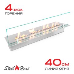 Топливный блок SteelHeat LINE GLASS 500
