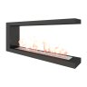Биокамин торцевой SteelHeat LONG 1200 фото 3