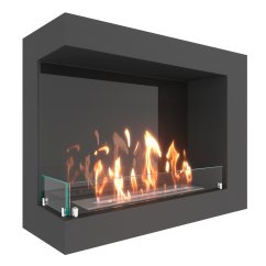 Биокамин угловой SteelHeat GRAND 700 левый