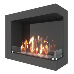 Биокамин угловой SteelHeat GRAND 700 правый